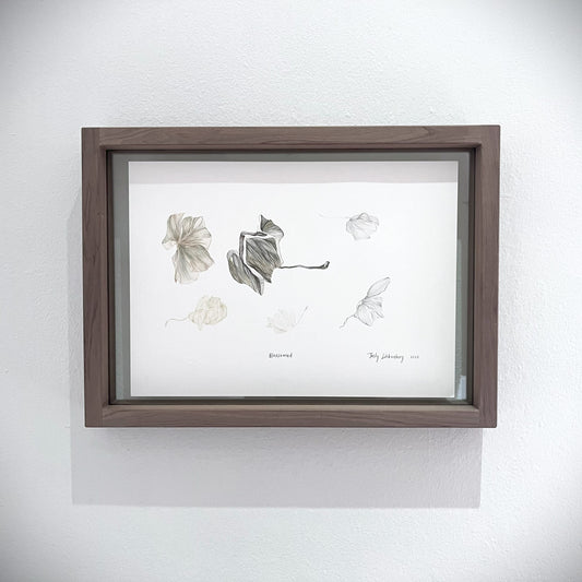 Front view of framed painting, Blossomed.